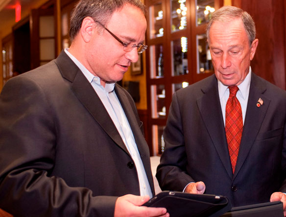 Picture of Jeff Bank and Michael Bloomberg